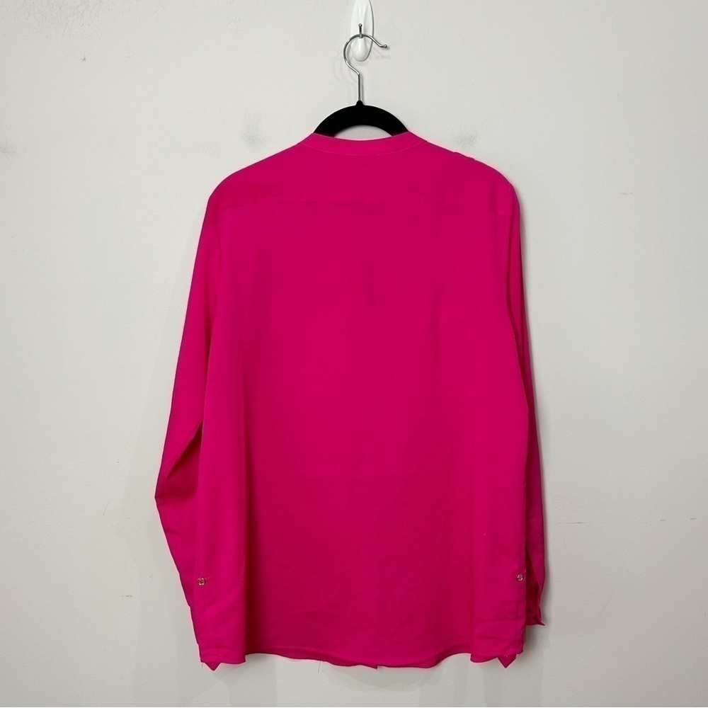 Calvin Klein Button Up Shirt Pink Gold - Picture 3 of 8